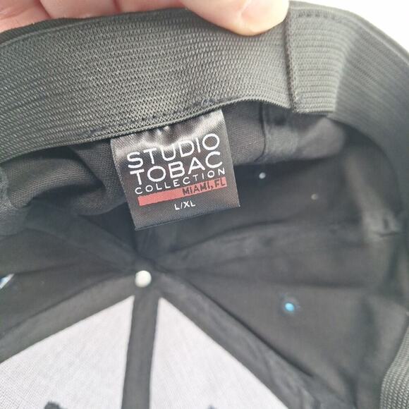 Studio Tobac Fitted Hat Size L/XL With A White Design On Cap - Picture 7 of 7